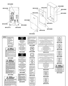 Decals Group - Ats Warning (Used After Serial No. 1022004847) Diagram and Parts List for 071069-03  Briggs and Stratton Generator